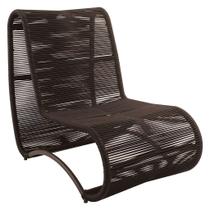 Poltrona Leroy em Corda Náutica e Alumínio para Área Externa e Interna