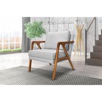 Poltrona Lier Linho Cinza Grigio Poltrona Lier Linho Cinza Grigio