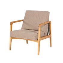 Poltrona Lilac Marrom Fita Verde Base Verniz Mel - 72199