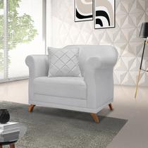 Poltrona Linho Arras Cinza Grigio