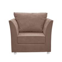 Poltrona Lisboa Para Sala, Escritório, Salão ,Quarto Suede Capuccino-RV DECORA Poltrona Lisboa Para Sala, Escritório, Salão ,Quarto Suede Capuccino-RV DECORA