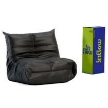 Poltrona Liv - Poli-Couro - Preto