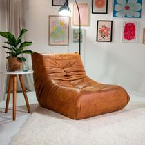 Poltrona Liv Puff Retrô Inflow Poli Couro Vem Na Caixa Design Decorativo Para Sala Quarto Moderno Poltrona Liv Puff Retrô Inflow Poli Couro Vem Na Caixa Design Decorativo Para Sala Quarto Moderno