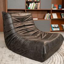 Poltrona Liv Puff Retrô Inflow Poli Couro Vem Na Caixa Design Decorativo Para Sala Quarto Moderno Poltrona Liv Puff Retrô Inflow Poli Couro Vem Na Caixa Design Decorativo Para Sala Quarto Moderno