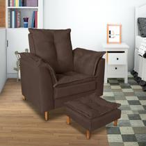 Poltrona Luxo Para Amamentação Mães Descanso Com Puff para Sala Quarto Bebê Macias Poltrona Luxo Para Amamentação Mães Descanso Com Puff para Sala Quarto Bebê Macias