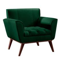 Poltrona Lyz Luxo Base em Madeira Maciça Castellar Móbile Poltrona Lyz Luxo Base em Madeira Maciça Castellar Móbile