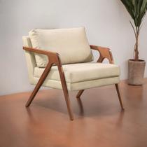 Poltrona Madeira Maciça Mona Luxo Poltrona Madeira Maciça Mona Luxo