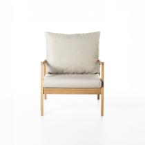 Poltrona Mag 67 cm x 80 cm material sintético Caramelo