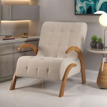 Poltrona malvie Mel/Linho Bronze