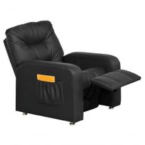 Poltrona Matrix Reclinável Azera - Preto material sintético Poltrona Matrix Reclinável Azera - Preto material sintético