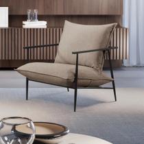 Poltrona Metal Industrial Agatha Luxo