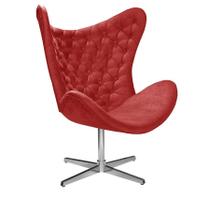 Poltrona Mini Egg Capitonê 01 lugar Base Giratória