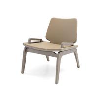 Poltrona Mirae Carvalho Chocolate Leve Tecido Fendi -77239