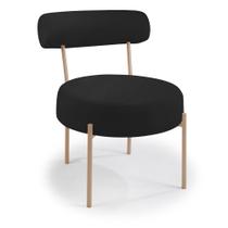 Poltrona Mogno Aço Carbono Dourado Poltrona Mogno Aço Carbono Dourado