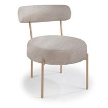 Poltrona Mogno Aço Carbono Dourado Poltrona Mogno Aço Carbono Dourado