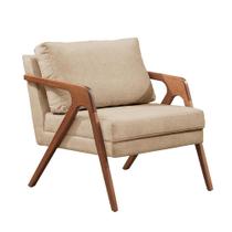 Poltrona Mona Luxo Madeira Maciça Castellar Móbile