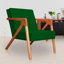Poltrona Monalisa Luxo Suede Verde - Vallisa Decor Poltrona Monalisa Luxo Suede Verde - Vallisa Decor