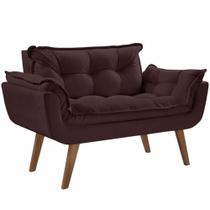 Poltrona Namoradeira 2 Lugares Opalla DSalla Suede Poltrona Namoradeira 2 Lugares Opalla DSalla Suede