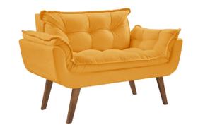 Poltrona Namoradeira 2 Lugares Opalla DSalla Suede Poltrona Namoradeira 2 Lugares Opalla DSalla Suede