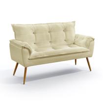 Poltrona Namoradeira Beta / N-030 Veludo Bege