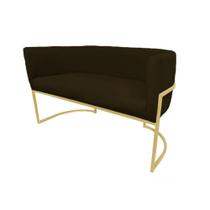 Poltrona Namoradeira Decorativa Sala - Escritório - Recepção - Suede Várias Cores - Estopar