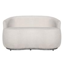 Poltrona Namoradeira Sofá Orgânico 2 Lugares Beatriz Boucle Bege Composê Calacata Cinza Poltrona Namoradeira Sofá Orgânico 2 Lugares Beatriz Boucle Bege Composê Calacata Cinza