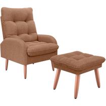 Poltrona Nantes com Puff Matrix Poltrona Nantes com Puff Matrix
