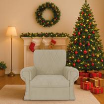 Poltrona Natalina Papai Noel Santa Claus Suede