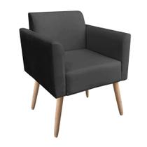 Poltrona Natural Preto
