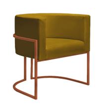 Poltrona Nayara com Suporte Bronze