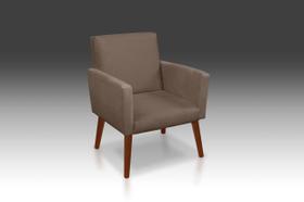 Poltrona Nina suede Cappuccino -Modena Decor Poltrona Nina suede Cappuccino -Modena Decor