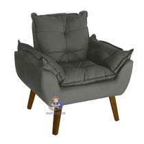 Poltrona Opala Chumbo Smf Decor Poltrona Opala Chumbo Smf Decor