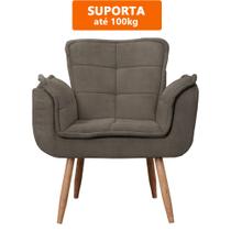 Poltrona Opala Para Sala Cadeira Elegante Com Apoio de Braço em Veludo Várias Cores - Sentô Poltrona Opala Para Sala Cadeira Elegante Com Apoio de Braço em Veludo Várias Cores - Sentô