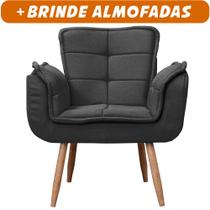 Poltrona Opala Para Sala Cadeira Elegante Com Apoio de Braço em Veludo Várias Cores - Sentô