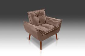 Poltrona Opala Suede Cappuccino lm decor