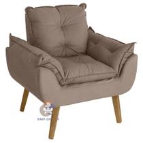 Poltrona Opala Suede Capuccino Poltrona Opala Suede Capuccino
