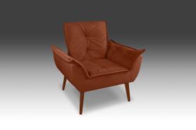 Poltrona Opala Suede Terracota-RV DECORA Poltrona Opala Suede Terracota-RV DECORA