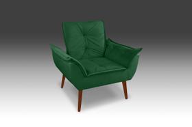 Poltrona Opala Suede Verde- CASA DA POLTRONA Poltrona Opala Suede Verde- CASA DA POLTRONA