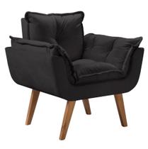 Poltrona Opalla 1 Lugar DSalla Suede Poltrona Opalla 1 Lugar DSalla Suede