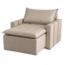 Poltrona Orfeu Decorativa Comfort Premium - Luxo Decor