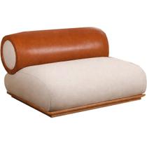 Poltrona Orgânica Londres em Linho com Molas Ensacadas House Decor Cor Bege Poltrona Orgânica Londres em Linho com Molas Ensacadas House Decor Cor Bege