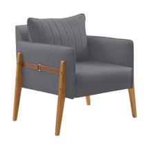 Poltrona Orion Veludo Cinza Poltrona Orion Veludo Cinza