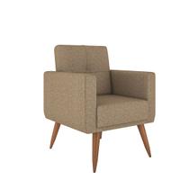 Poltrona Paganini Conforto Aconchego Em Linho Com Pés Palito Poltrona Paganini Conforto Aconchego Em Linho Com Pés Palito