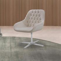 Poltrona Pandora Giratória Base em Alumínio