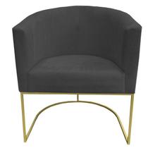 Poltrona Paola Base de Ferro Sued Grafite - D'Classe Decor
