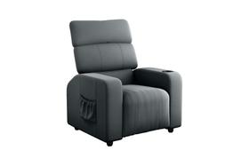 Poltrona Papai Reclinável e porta Copos Pulse Cinza Matrix