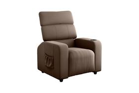 Poltrona Papai Reclinável e porta Copos Pulse Marrom Matrix