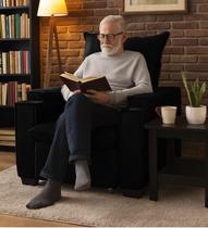 Poltrona Papai Reclinável Pulse Porta Copos Carregador usb