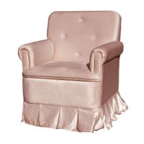 Poltrona Para Amamentação Com Balanço Para Mãe e Bebê Veludo