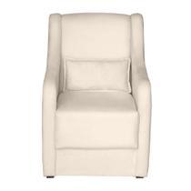 Poltrona Para Amamentação Glamour Com Almofada Bege